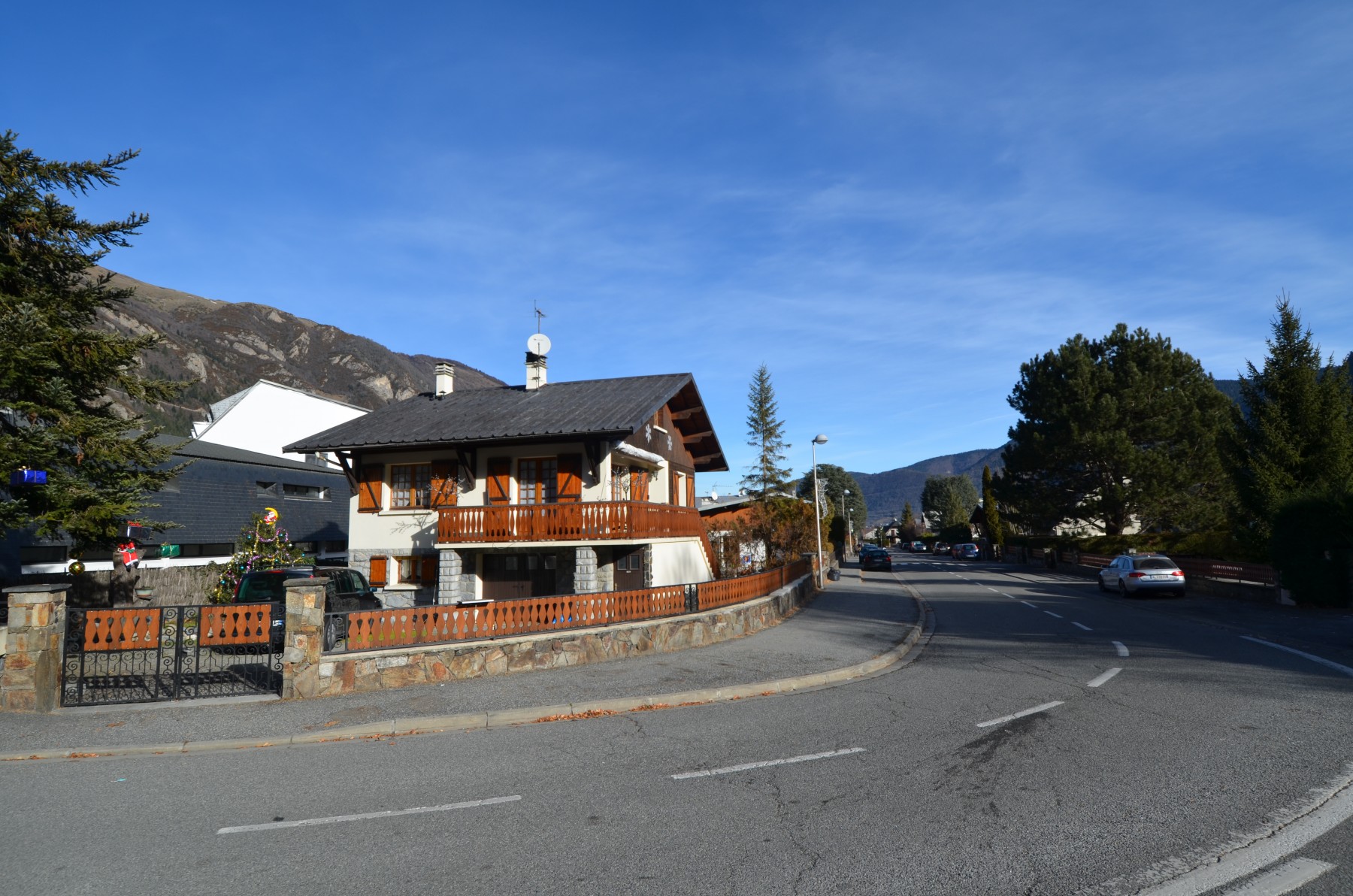 Villette in saint lary soulan neige etoilee